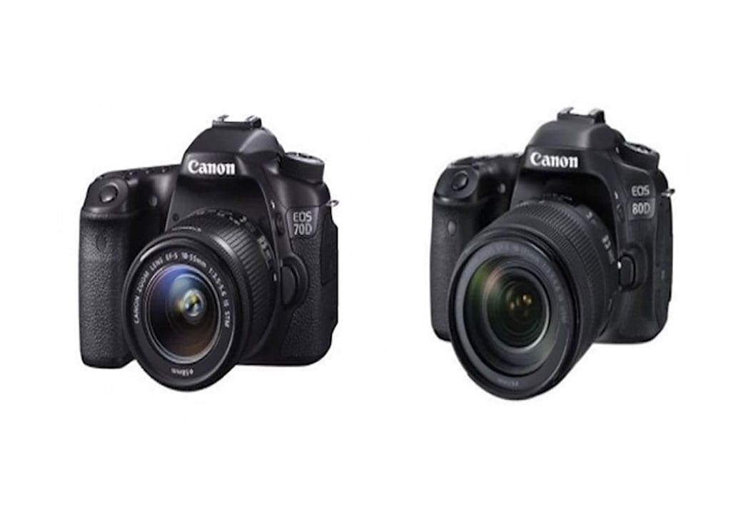Canon EOS 80D vs EOS 70D