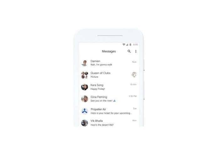 Η ενημέρωση της εφαρμογής Android Messages φέρνει λειτουργίες σύνθετης ...