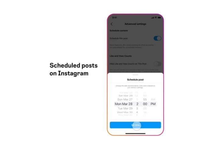 Instagram-Schedule-post