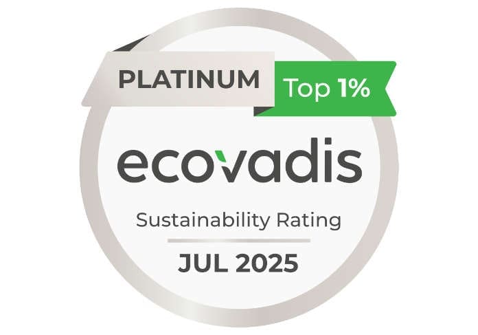 Platinum Medal EcoVadis July 2025